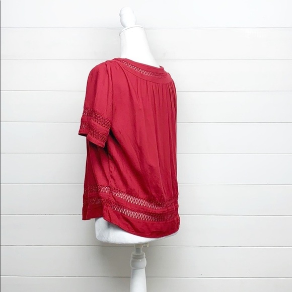 Abercrombie & Fitch‎ Maroon Top - Picture 4 of 8